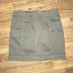 Light green mini skirt
